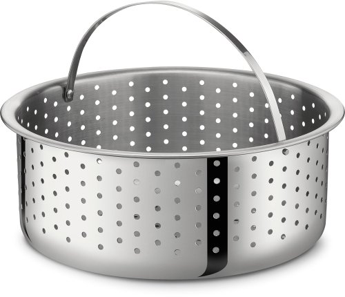 stainless-steel steamer basket