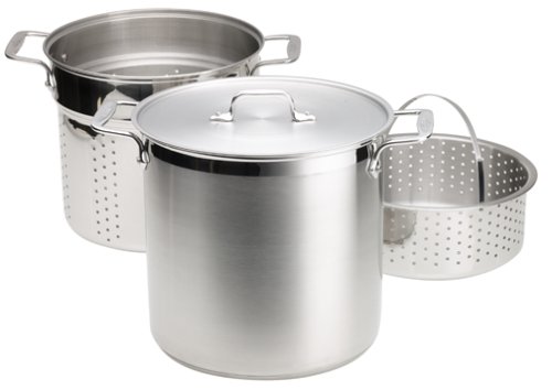 stainless-steel steamer basket