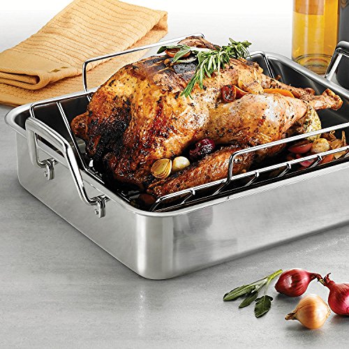 removable polished stainless steel basting grill