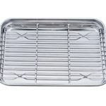 TeamFar Toaster Oven Pan Tray with Cooling Rack, S...