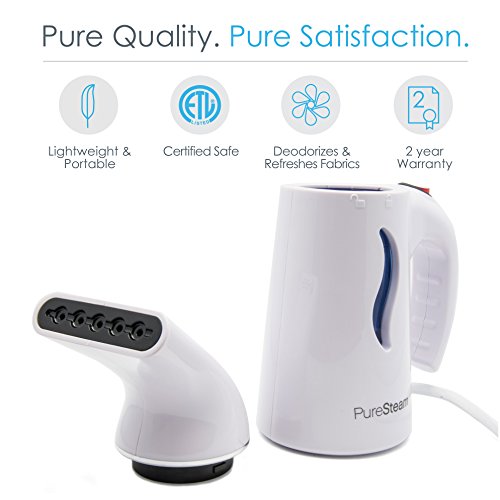 Portable Fabric Steamer (White)