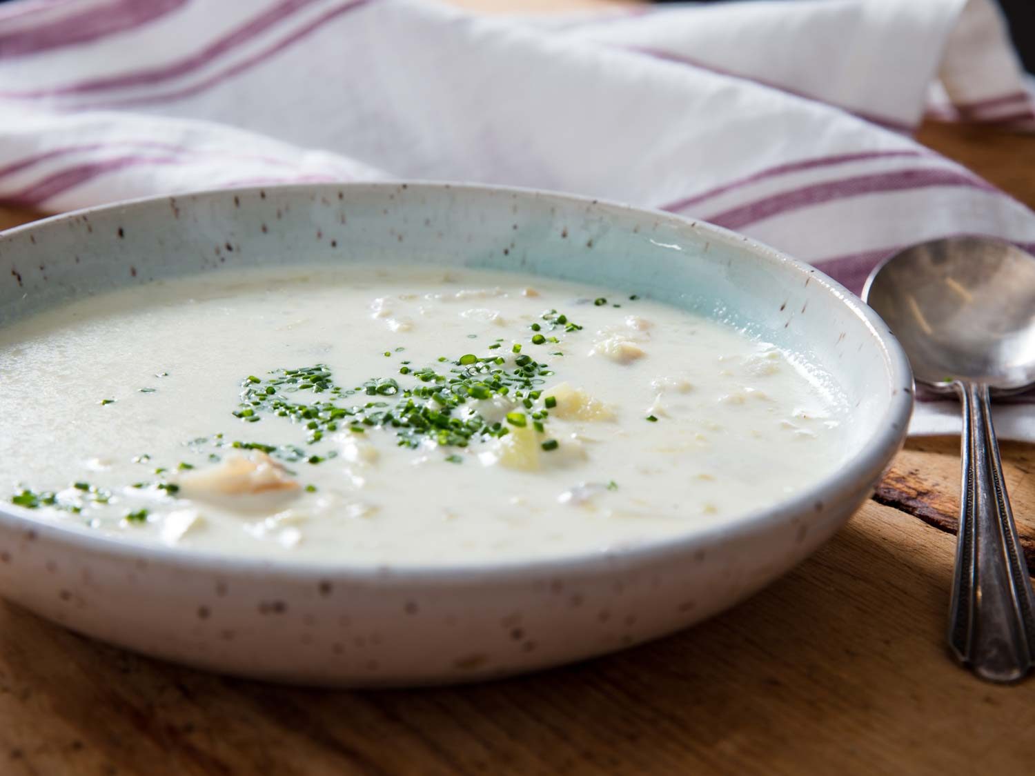 A bowl of Cullen skink (Scottish smoked fish chowder)