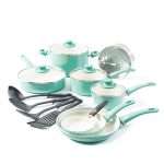 GreenLife Soft Grip 16pc Ceramic Non-Stick