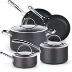 Cooks Standard 02487, Black 8-Piece Nonstick Hard