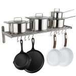 Wallniture Lyon Hanging Pot Rack Wall Mounted