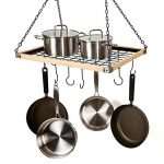 Soduku Pot Pan Rack with Shelf Grid, Ceiling