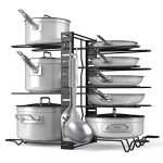 Pot Rack Organizer-Adjustable 8+ Pots and Pans