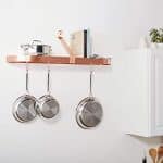 Old Dutch Wall-Mount Pot Rack with Grid & 12