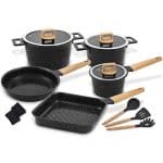 Ceramic Cookware Set Non-Stick Scratch Resistant