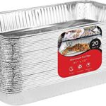 21x13 Aluminum Pans (20 Pack) Durable Full Size