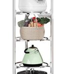 JEPRECO 5-Tier Kitchen Pot Rack Stand , Stainless