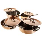 TableTop King 915901 8-Piece Copper Cookware Set