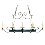 Meyda Tiffany 117018 Eight Light Pot Rack from