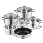 Stainless Steel Cookware Set 10 Piece Safety