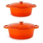BergHOFF 4Pc Neo Enameled Cast Iron Cookware Set,