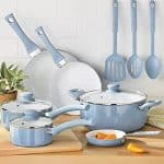 Cookware Kitchen Accessories 12pc Ceramic Cookware