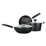 BXBFH Three-Piece Wok Set Wok Set Saucepan