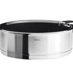 Cristel Strate Saute Pan, 4.5 quart, Silver