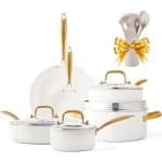 DFHBFG Kitchen Cookware Sets Granite Cookware Set