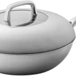 MBATKA Three-Layer 304 Stainless Steel Skillet Pan