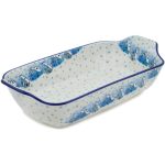 Authentic Polish Pottery Rectangular Baker with