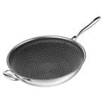 KOHARA Frying Stainless Steel Pan Honeycomb Heavy