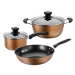 FEIGUO 3 PCS/Set Thicken Cooking Soup Pot Nonstick