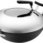 JKSVTF Household Wok Uncoated Iron Wok Non-Stick