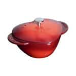 Staub 1.75 Qt. Cast Iron Heart Dutch Oven