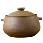 Stock Pot Old-fashioned Earthenware Casserole Stew