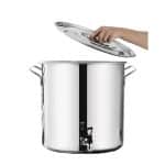 Stainless steel soup pot - soup pot with faucet,