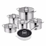 Cookware Set 12 Piece Stainless Steel Kitchen