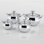 8 Piece Cookware Set Stainless Steel Cookware Set