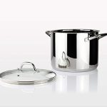 uhyOHF Large Soup Pot with lid - Stainless Steel