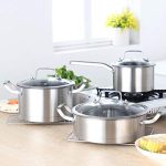 Cookware Set Kitchen Stainless Steel Soup Pot