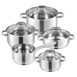 Cookware Set Stainless Steel 9-Piece Kitchen