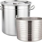 Wzglod Stainless Steel Stockpot Turkey Fryer Pot