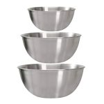 CHENYUEFA 304 Stainless Steel Mixing Bowl Storage