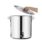 uhyOHF Soup Pot - Soup Pot with lid, Stainless