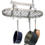 Enclume Handcrafted Oval Hanging Pot Rack w 12