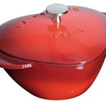 Staub, 1.75 Qt Heart Shape Cocotte, Red, classic,