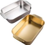 Rectangular Stainless Steel Baking Tray with