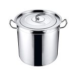 Large Stockpot, Stainless Steel Stock Pot With