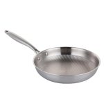 ZUIAI Frying Pan Non-stick Non-coated Stainless