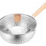 ZMQJEQANBG Wok Cookery 20cm Stainless Steel Milk